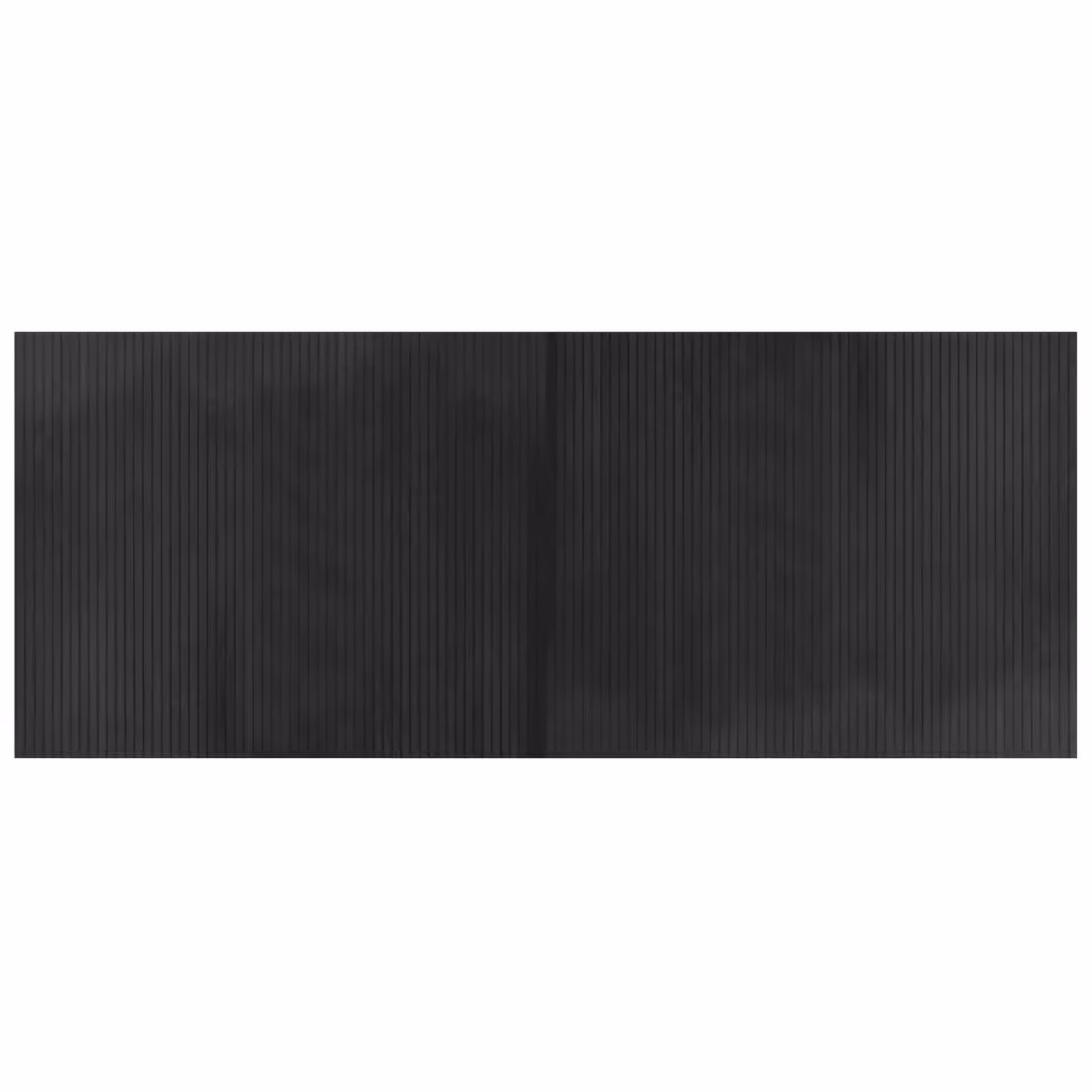Berkfield Home Rectangular Bamboo Rug in Grey, W: 80 cm, L: 200 cm – 2