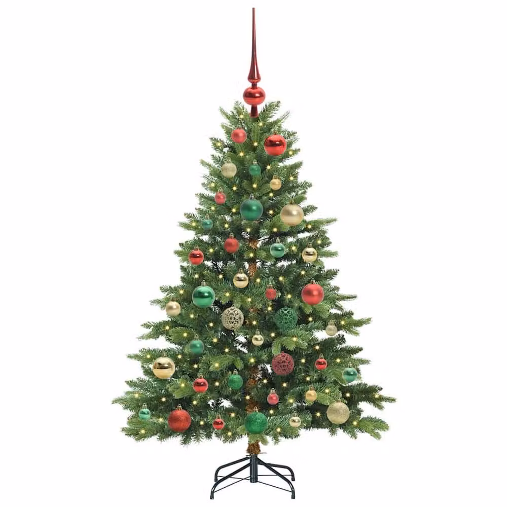 Berkfield Home Artificial Green Christmas Tree with 150 LEDs, Height: 120 cm – 3