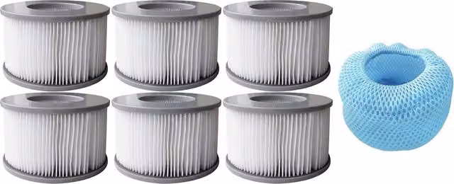 mspa Grey and White Cartridge Filter for Hot Tub Filtration