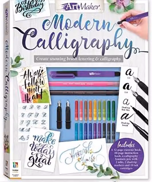 Hinkler Art Maker Modern Calligraphy Kit in Multicolour