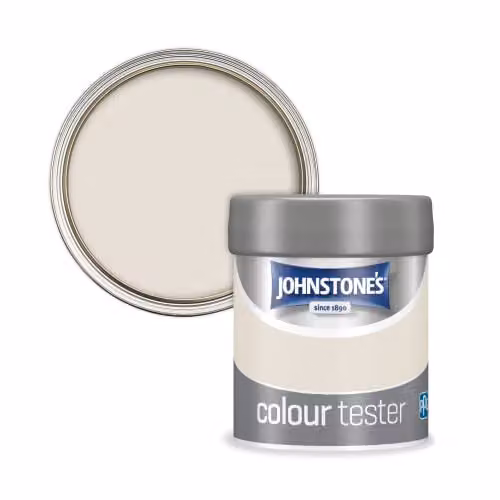 Johnstone's Colour Sample Tester Pot in Ivory Spray, 75ml