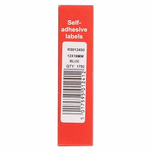 Blick Blue Self Adhesive Address Labels, 12mm x 18mm, 1792 Pack – 2