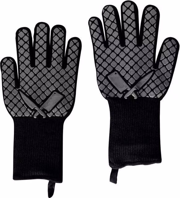 Tramontina Black Polyester Barbeque Mitts, 2 Pack