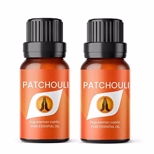 Aroma Energy Patchouli Pure Essential Oil, 20ml (2 x 10ml Bottles), Red – 1
