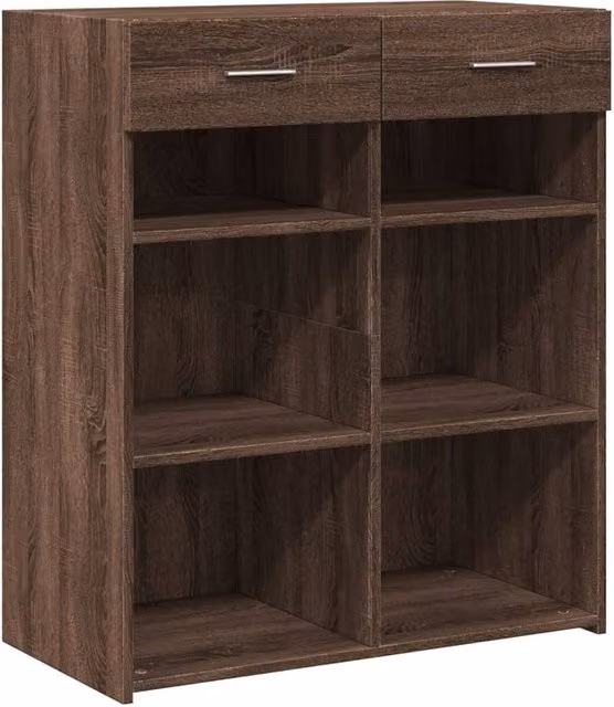 Berkfield Home Classic Sideboard in Brown Oak, W/D/H: 80 x 42.5 x 93 cm – 1