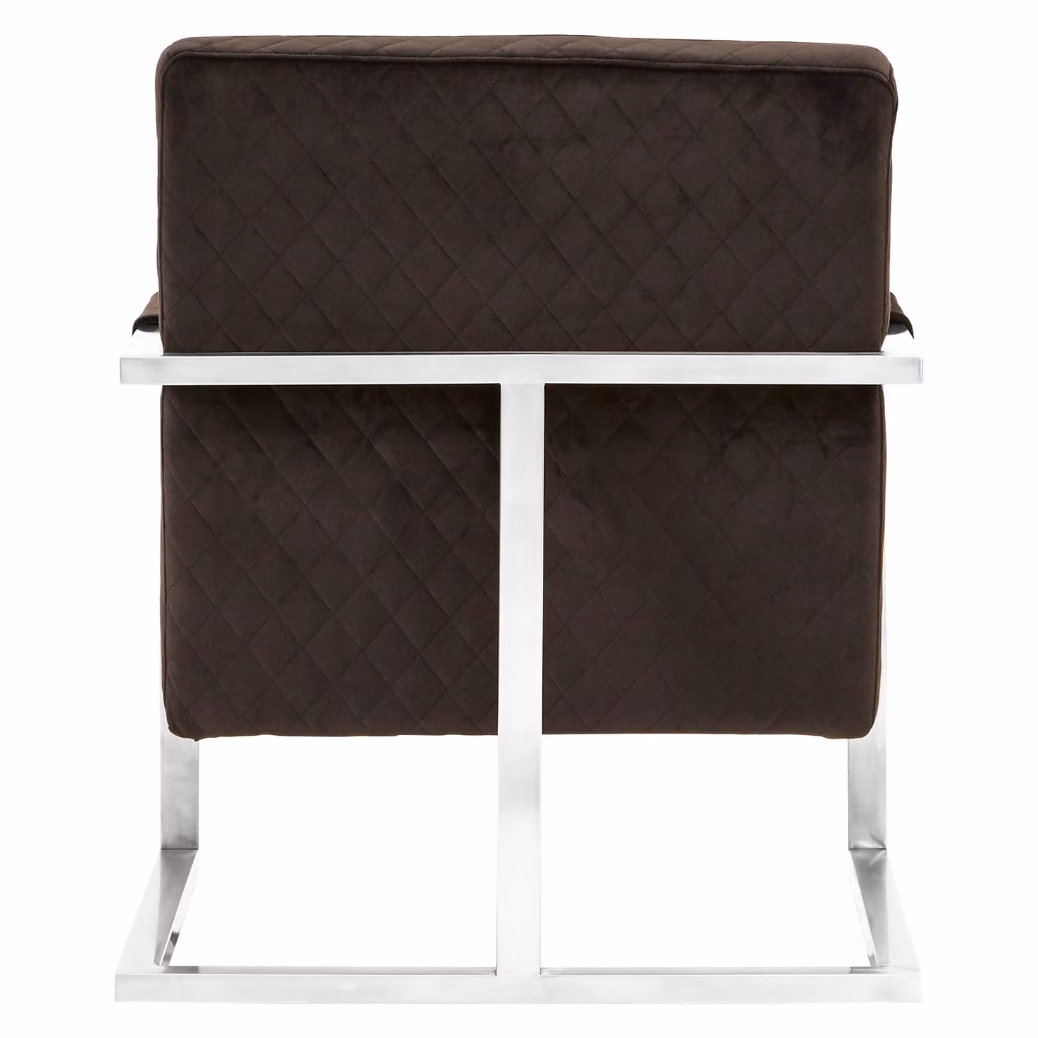 Fifty Five South Art Deco Black Velvet and Fabric Lounge Armchair with Geometric Design and Mixed Wood and Metal Frame – 2