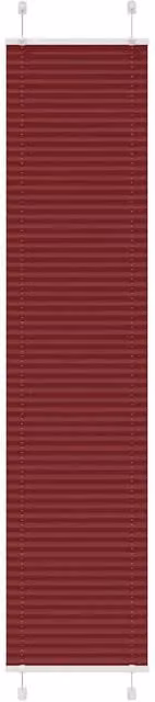 Berkfield Home Single Pleat Corded Blind in Bordeaux Red, W: 50 cm, H: 200 cm – 1
