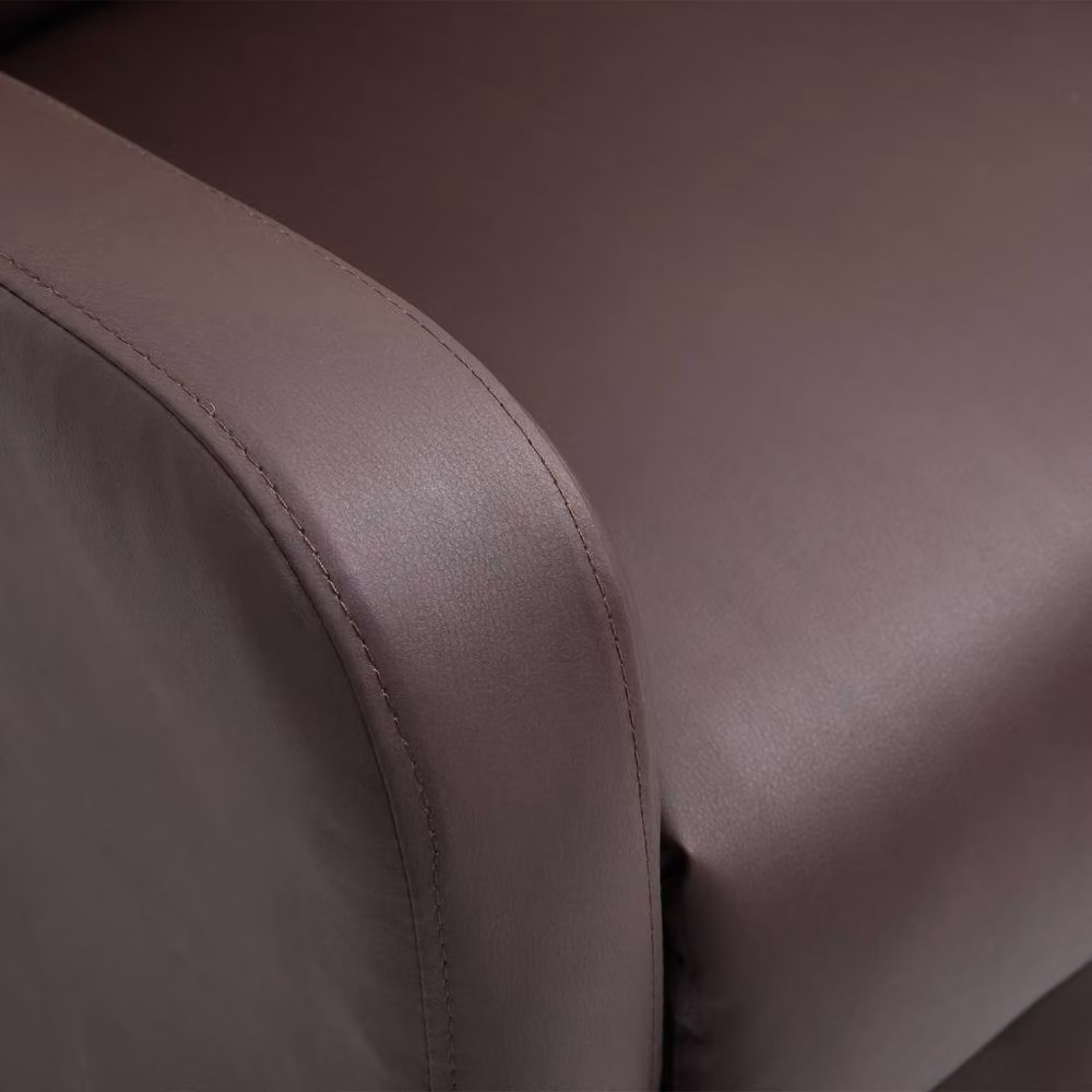 Rolipo Power Lift Recliner Chair with Heat and Massage in Brown Synthetic Leather – 9