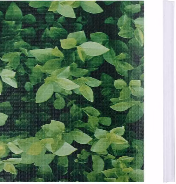 Berkfield Home Garden Privacy Screens, 4 Piece Green PVC and Polyester Set, W: 35 m, H: 0.19 m – 1