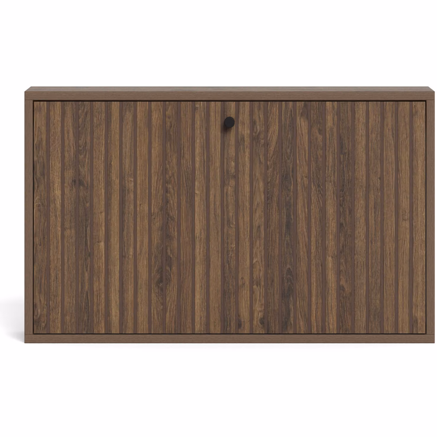 Furniture To Go Albany Shoe Cabinet in Smoked Oak with Lamella Front and Tilting Compartments – 2
