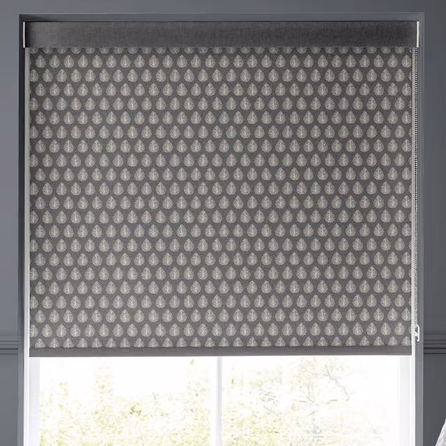 Emily Bond Jaipur Translucent Made to Measure Roller Blind in Grey