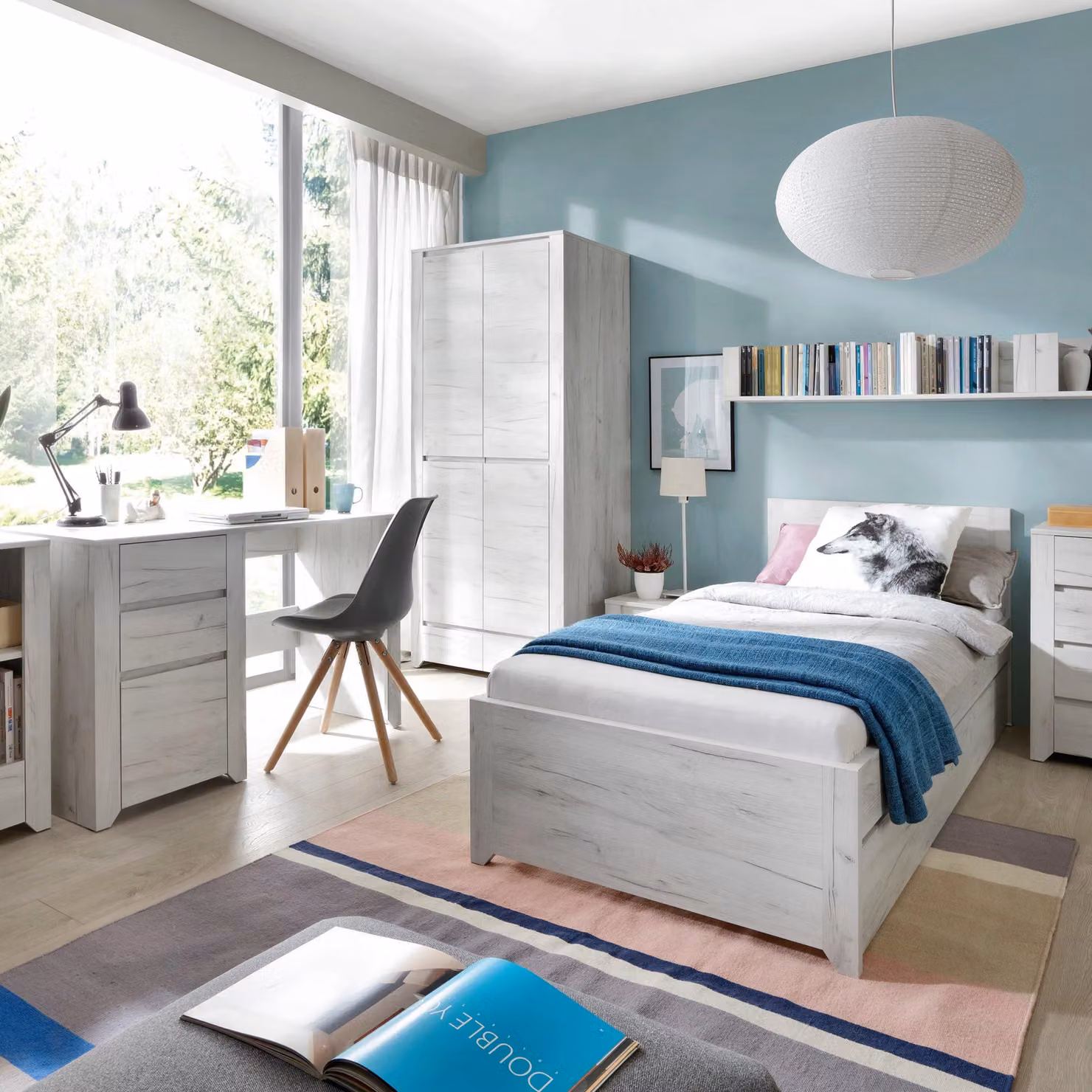 Furniture To Go Angel White 2 Door 2 Drawer Built-in Wardrobe with Internal Shelves and Drawers – 2