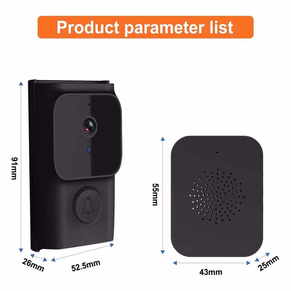 Nordara Indoor Wireless Security Camera with Two-Way Audio, Night Vision and App Control, Black – 2