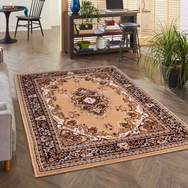 DS Living Classic Berber Rug in Beige, W/D/H: 60 x 110 cm