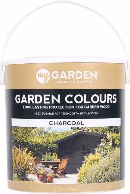 My Garden Matt Wood Paint, 2.5 l, Anthracite