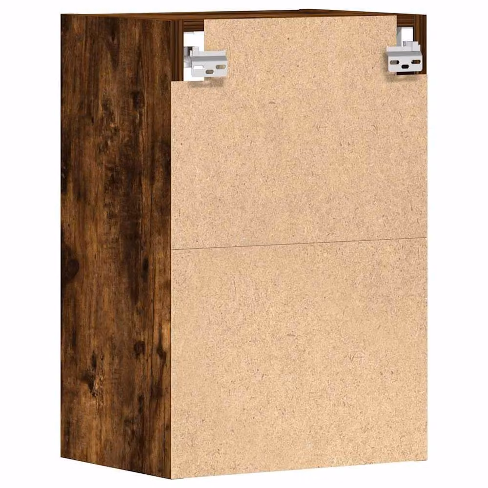 Berkfield Home Wall Mounted Hanging Kitchen Cabinet in Smoked Oak Brown, W/D/H: 40 x 29.5 x 60 cm – 3