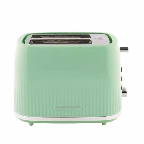 Hamilton Beach 2 Slice Toaster in Green with Cable Storage