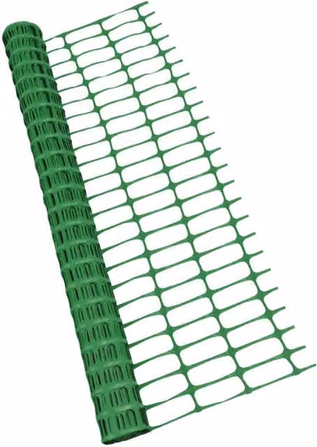 True Products Green Plastic Barrier Mesh Fence, 25m