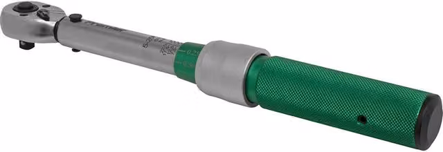 Loops Micrometer Style Torque Wrench with 1/4 inch Square Drive, Calibrated, 5 to 25 Nm Range, Chrome Vanadium Steel