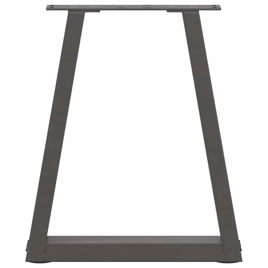 Berkfield Home V-Shape Dining Table Legs, 2 Pieces, Anthracite and Black Steel, W/D/H: 28 x 42 x 43.3 cm – 4