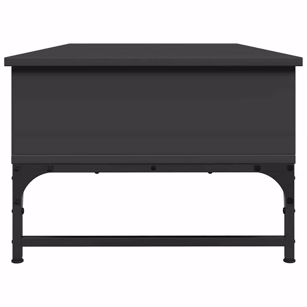 Berkfield Home Black Rectangular Coffee Table with Lift Mechanism, W/D/H: 100 x 50 x 35 cm – 5