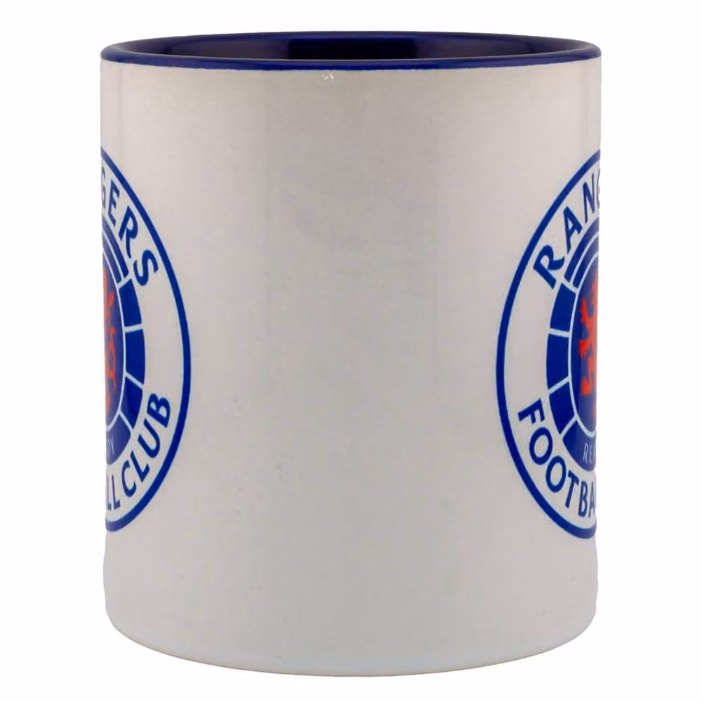 Rangers FC Crest Ceramic Mug in White – 2