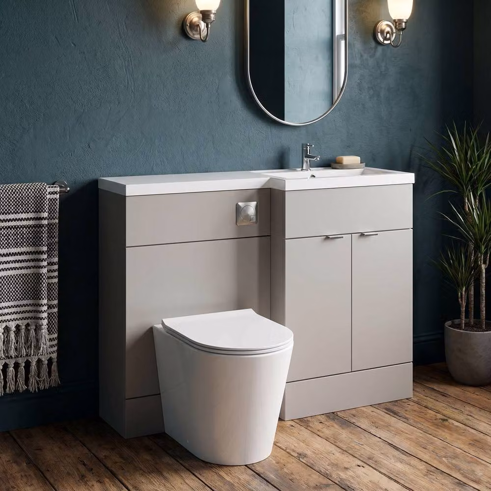 Balterley Alrewas Contemporary Grey 2 Door Right-Hand Combination Bathroom Unit – 3