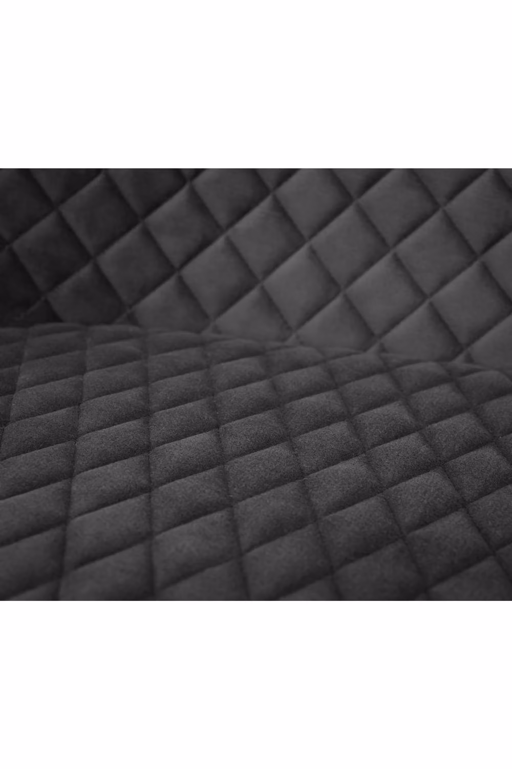 Julian Bowen Luxe Diamond Quilted Upholstered High Back Dining Bench in Grey, W143 x H81 x D62 cm – 8