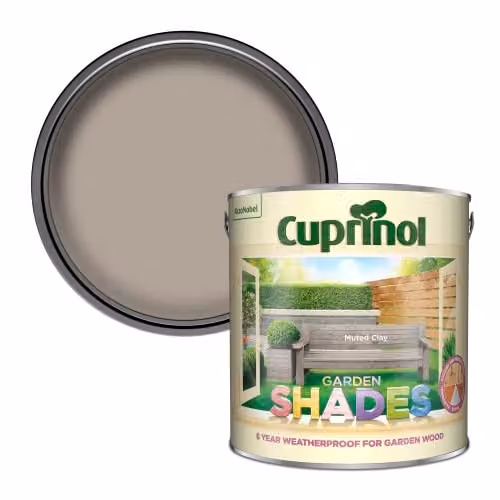 Cuprinol Garden Shades Muted Clay Exterior Woodcare, 2.5L
