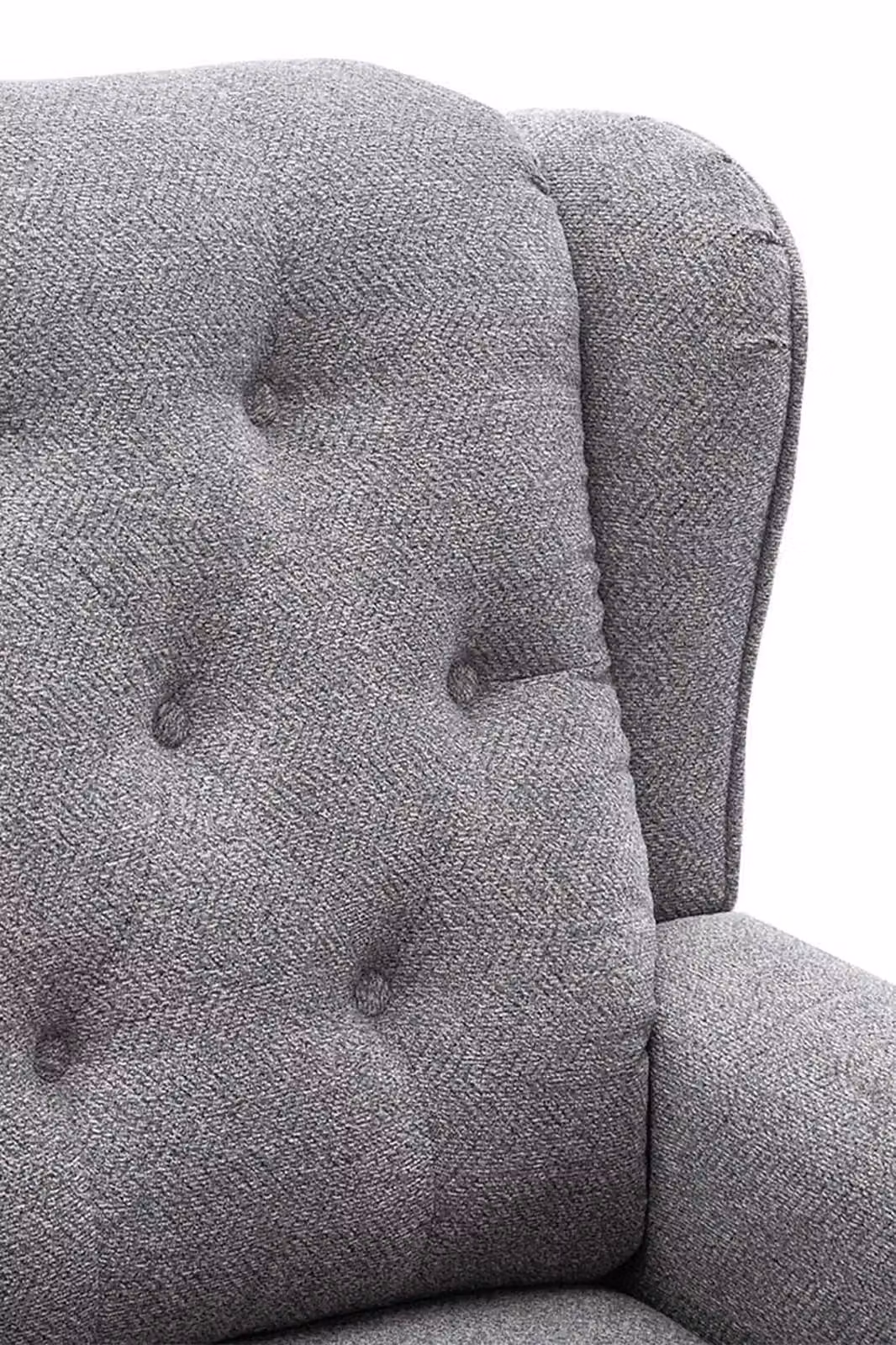 More4Homes Harrogate Single Motor Electric Fabric Rise and Recliner Chair in Grey – 2