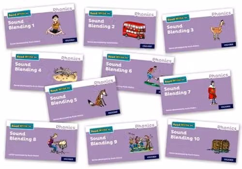 Oxford University Press Read Write Inc. Phonics Sound Blending Books Mixed Pack of 10 – 1