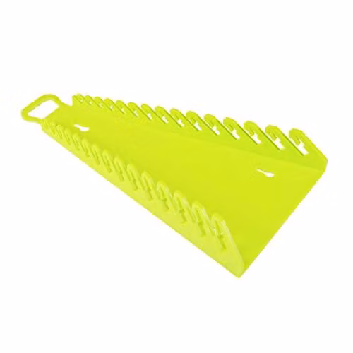 Ernst Manufacturing Hi-Viz Yellow Reverse Gripper Wrench Organiser for 15 Tools