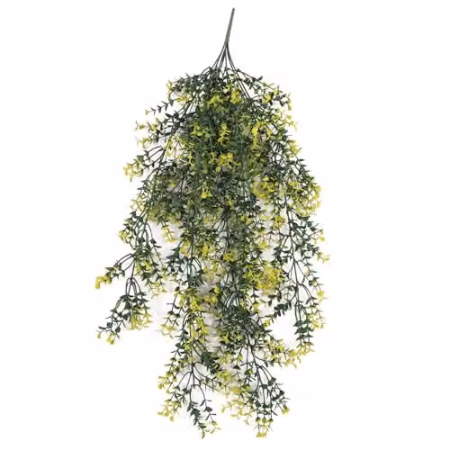 Leaf Variegated Artificial Hanging Plant, Green, Height: 76 cm – 1