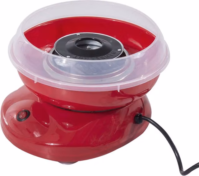 HOMCOM Electric Cotton Candy Maker with 450W Motor and Sugar Scoop in Red
