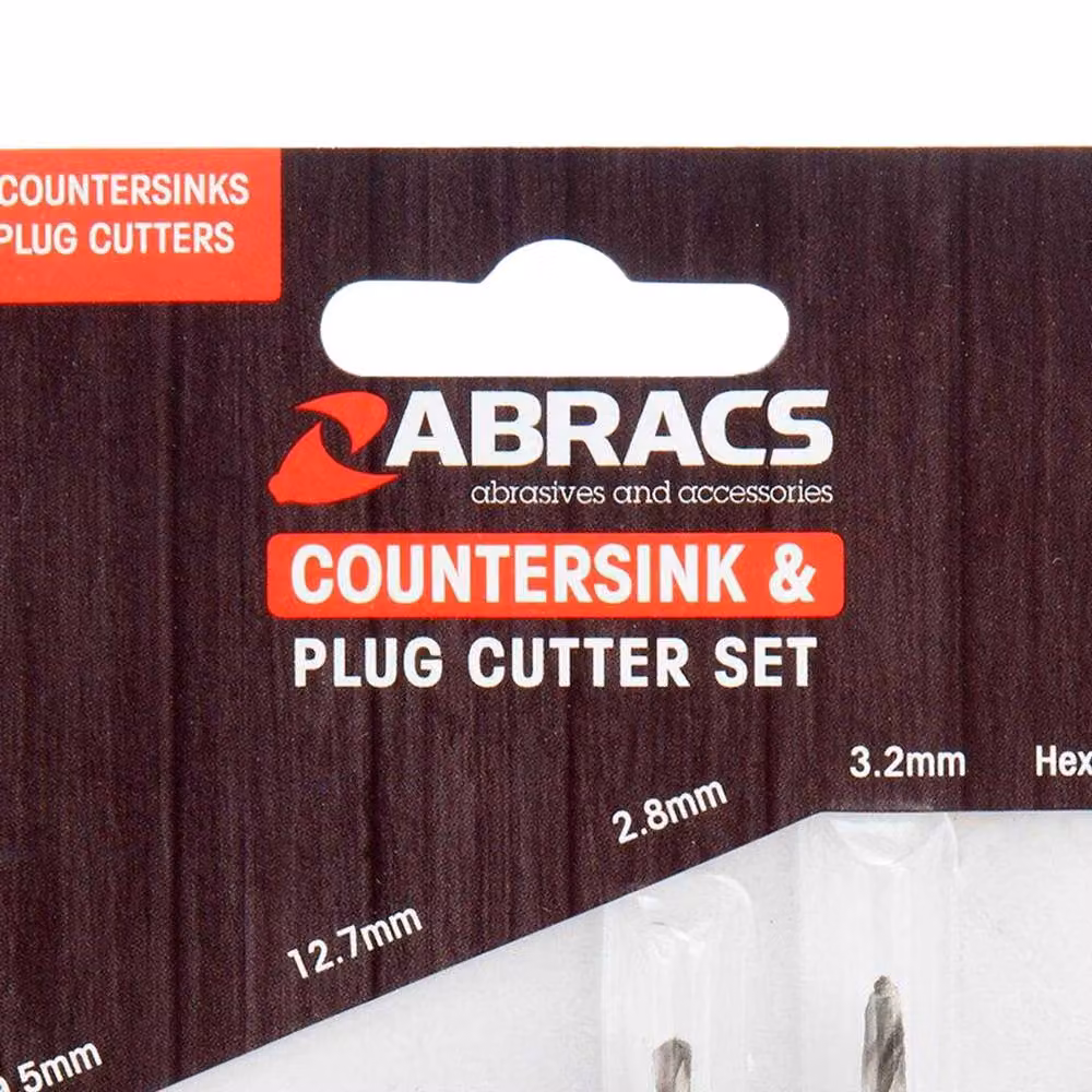 Abracs Countersink Drill Bit Set, 4 Pack, Black – 2