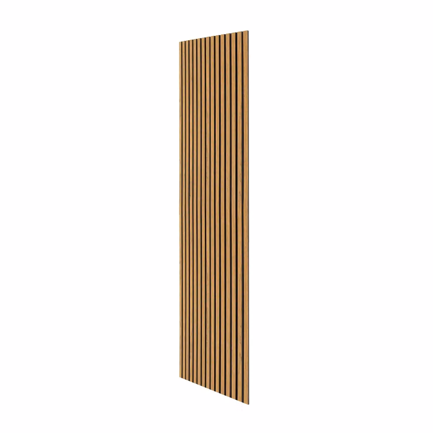 Monstershop Acoustic Slat Wall Panels, 2 Pack, Beige Wood Look, H x W x D: 240 x 60 x 2 cm – 3