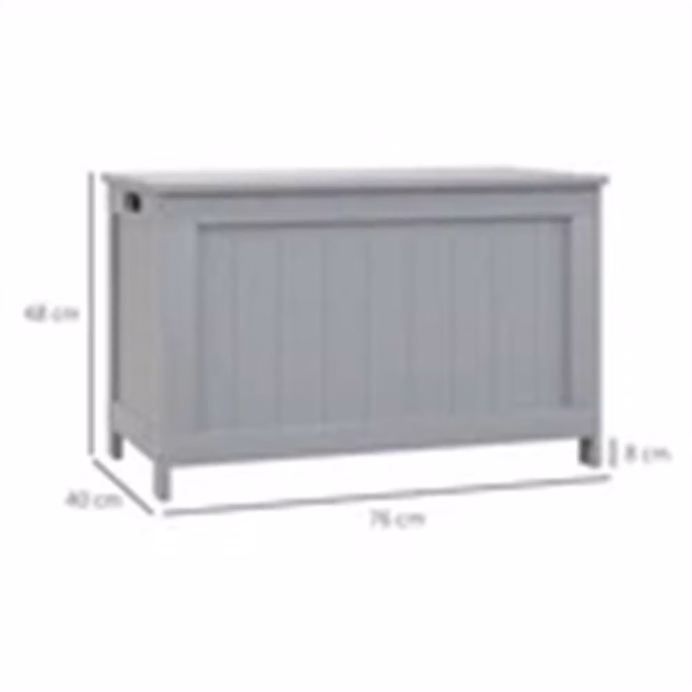 Nordara Grey MDF Storage Chest W/D/H: 48 x 40 x 40 cm – 2