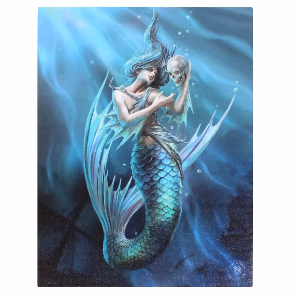 Anne Stokes Sailor's Ruin Blue Canvas Print – 2