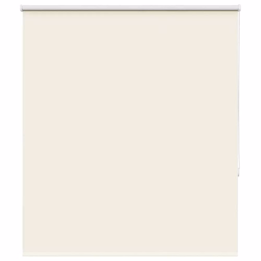 Berkfield Home Blackout Roller Blind in Off-White, Thermal Insulating Polyester Fabric, W: 135 cm, H: 150 cm