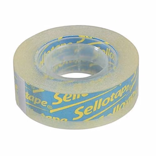 Sellotape Super Tape Clear Film, Width: 18 mm, Length: 25 m