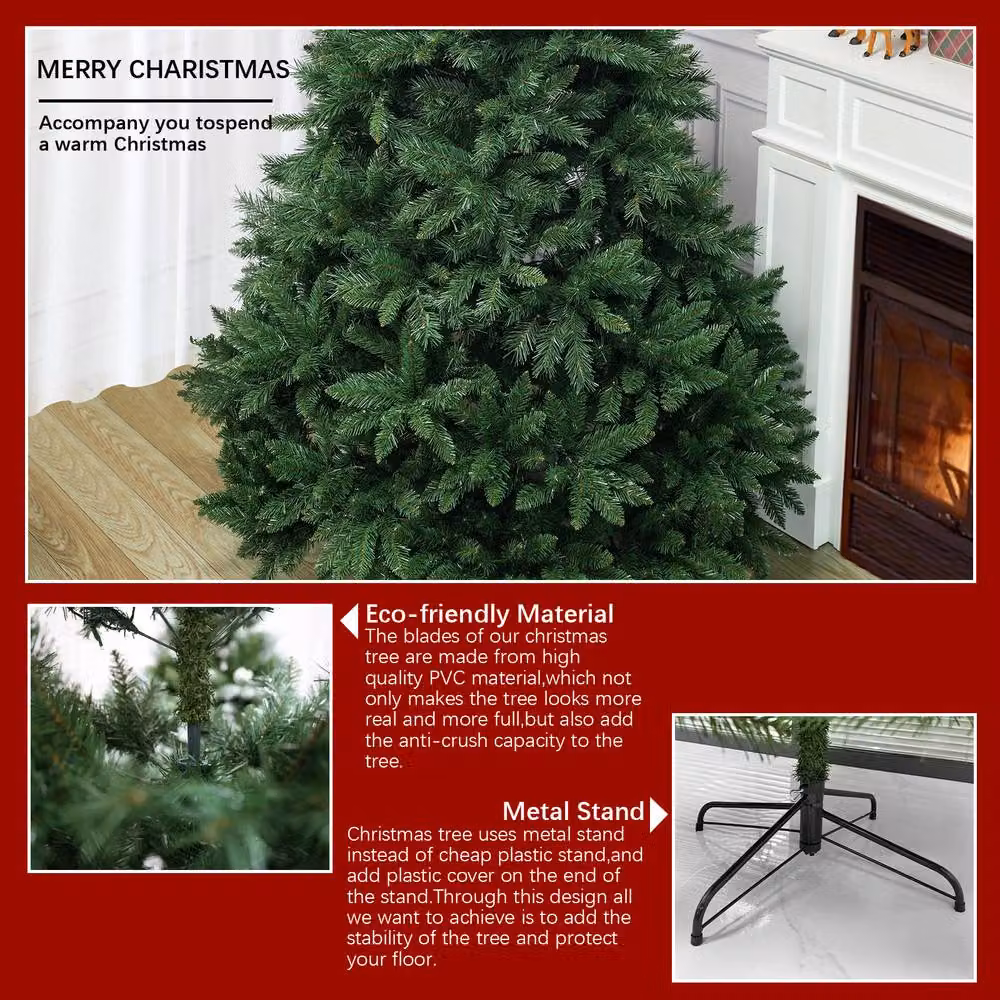 Direct Wicker Green 6FT Flame-Retardant Christmas Tree – 4