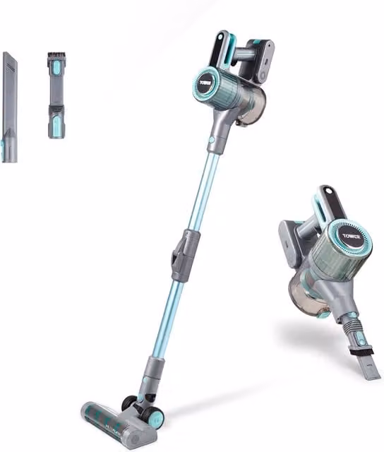 Tower VL70 Flexi 3-in-1 Bagless Cordless Vacuum Cleaner with HEPA H13 Filter, Blue