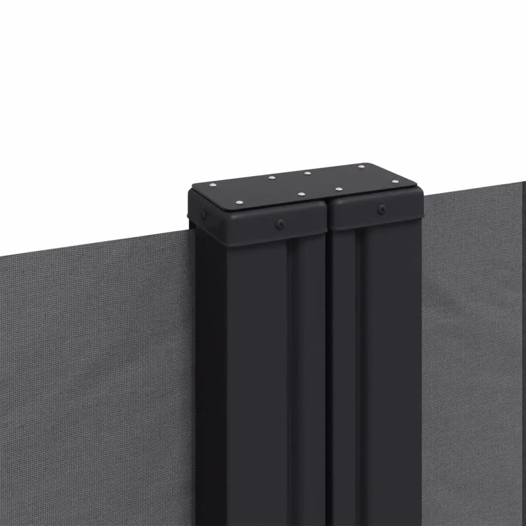 Berkfield Home Retractable Side Awning in Anthracite with Polyester Fabric, Height: 160 cm, Width: 1200 cm – 5