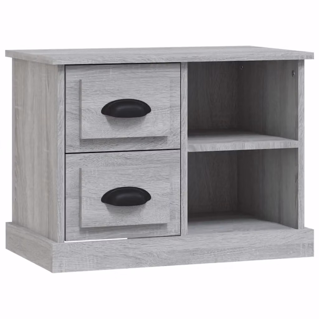 Berkfield Home Bedside Cabinet in Grey Sonoma, W/D/H: 60 x 35.5 x 45 cm – 2