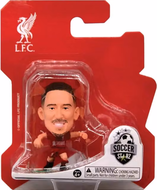 SoccerStarz Liverpool Kostas Tsimikas Home Kit 2026 Mini Figure, Red, Height: 5 cm