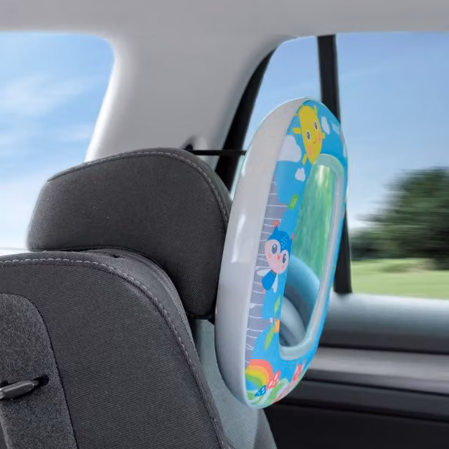 Benbat Multicolour Night and Day Car Mirror in Turquoise