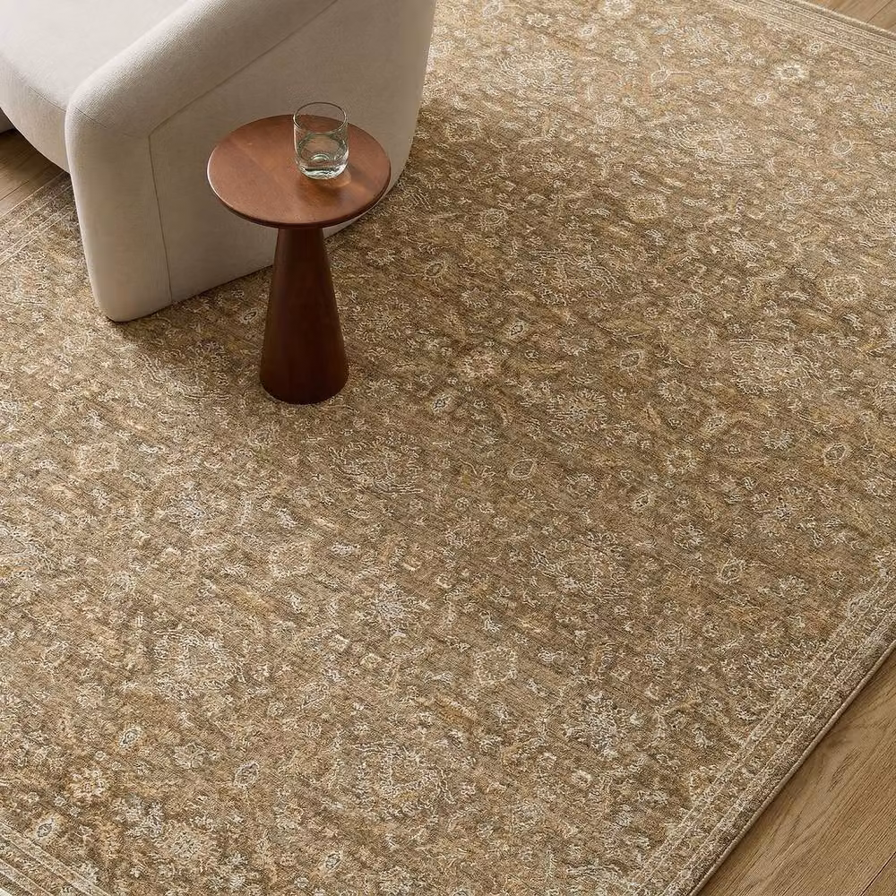 Livabliss Becki Owens Penny Vintage Boho Fringe Rug in Beige and Tan, W: 160 cm, D: 215 cm – 2