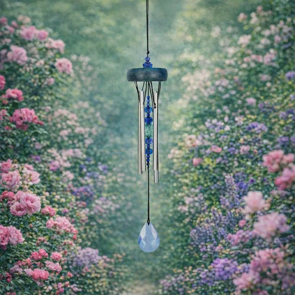 Woodstock Chimes Sparkle Hanging Wind Chime in Blue – 2