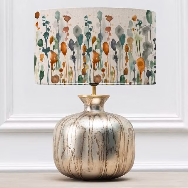 Voyage Maison Elphaba Table Lamp with Arley Eva Lampshade in Gold and Multicolour – 1