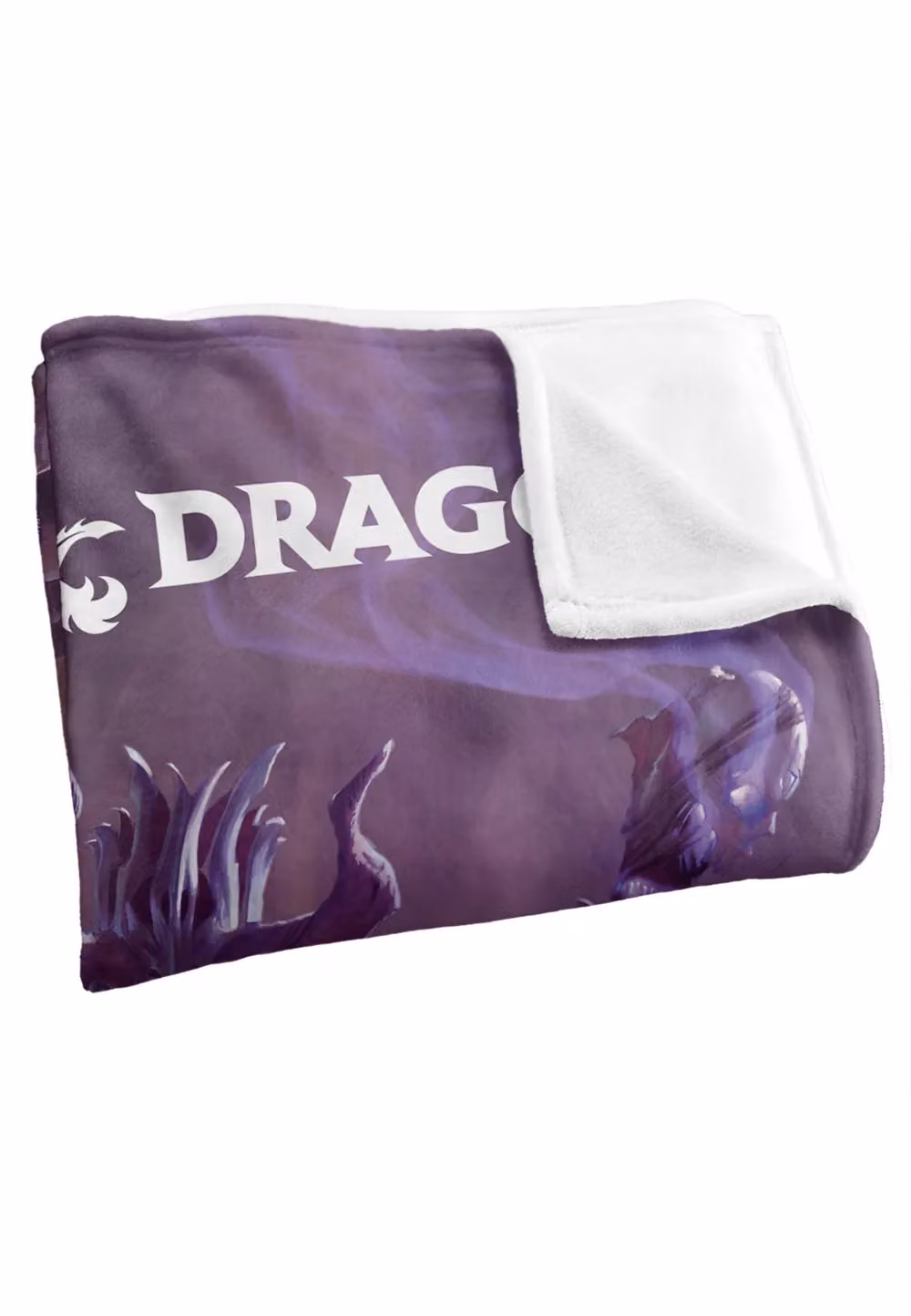 Hasbro Dungeons & Dragons Dungeon Master's Guide Art Blanket, White and Multicolour, W: 152 cm, D: 127 cm – 3